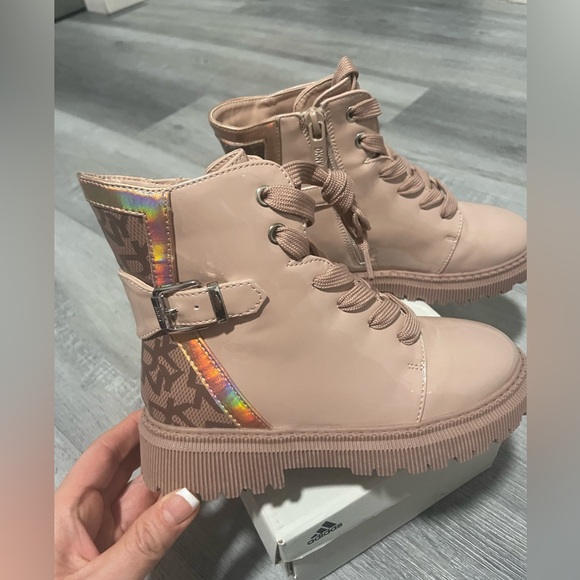 Dkny Other - New DKNY Tan Boots with Chunky Platform Sole, Size 12